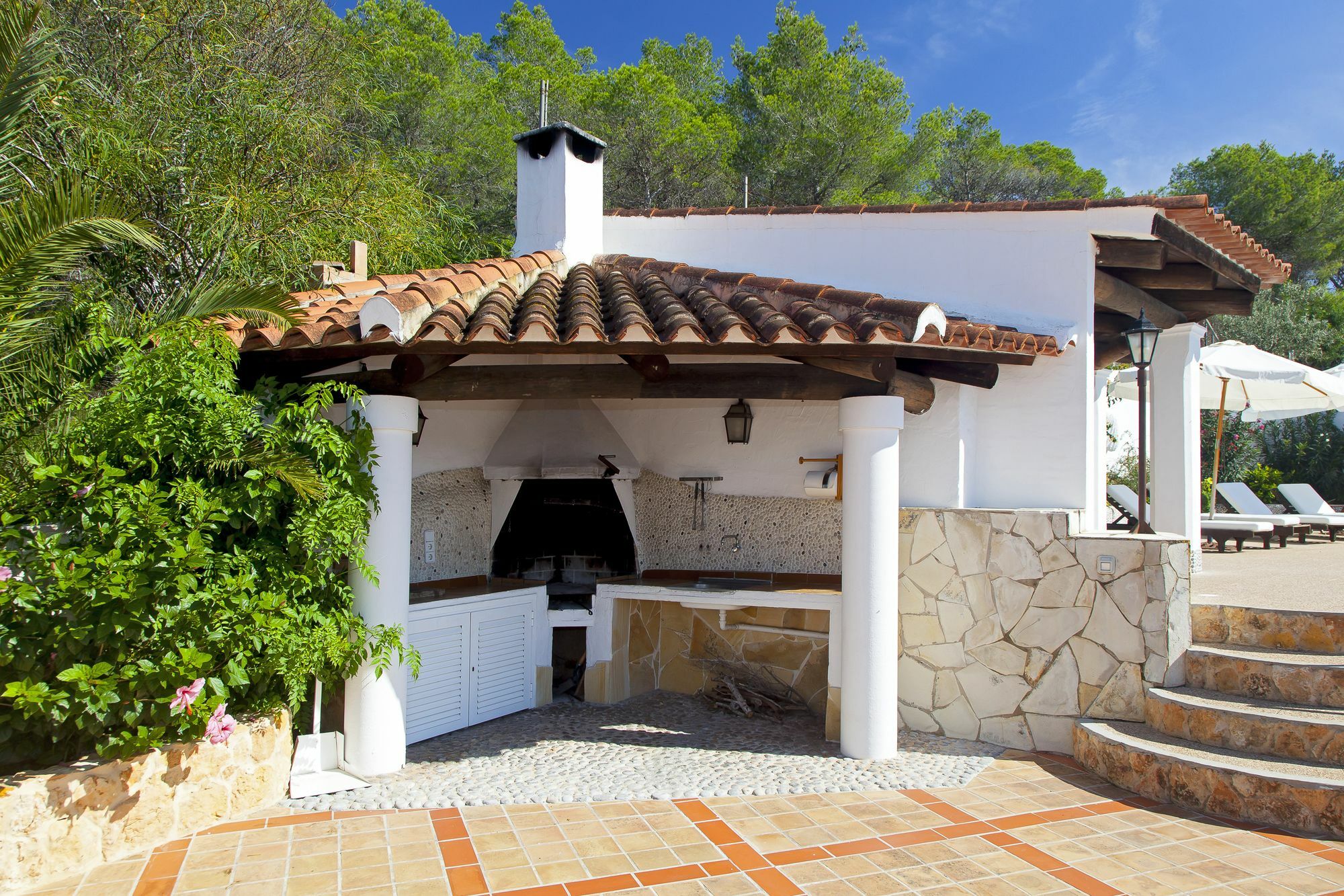 Sa Rota Villa Santa Eularia des Riu Bagian luar foto